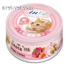麦德氏IN-KAT 白身金枪鱼 机能罐系列 视力保健 鲜虾汤罐 80g