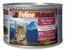K9猫Feline Natural-天然无谷猫罐-鸡肉&鹿肉 85g