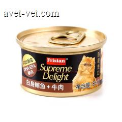 富力鲜猫用白身鲔鱼＋牛肉罐头 85g 白身鲔鱼+牛肉 85g