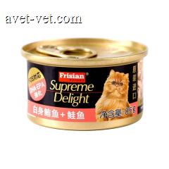 富力鲜猫用白身鲔鱼＋鲑鱼罐头 85g 白身鲔鱼+鲑鱼 85g