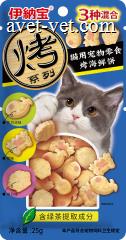 伊纳宝妙好 烤三种口味系列 海鲜汤味、蟹味、扇贝味 25g