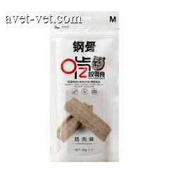 钢骨 宠物零食洁齿骨啃咬系列- M号3只装_297g 鸡肉味
