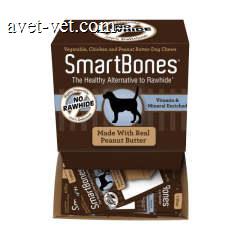 Smartbones禾仕嘉 宠物洁齿骨咬胶迷你独立装/盒 花生味 30支装