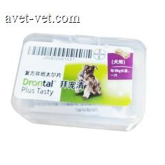 拜耳拜宠清 犬用体内驱虫药（单片出售） 1片装