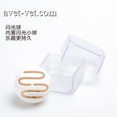 pidan玩具球-闪光款-白色 1个