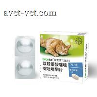 拜耳拜宠清 猫咪体内驱虫药 2片/盒