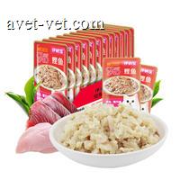 伊纳宝 妙好亲心鲣鱼猫湿粮包营养主食80g/包 鸡肉配方添加鲣鱼、鲣鱼松