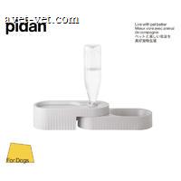 pidan宠物碗B款-狗用-灰色 个