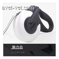 菲达 狗狗牵引绳自动伸缩牵引 MARS系列M白色
