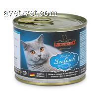 德国小李子猫罐头Leonardo莱昂纳多无谷猫主食罐头零食 海洋鱼配方 200g/罐