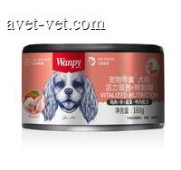 wanpy 鸡肉+米+蔬菜+鸭肉狗罐头160g 160g