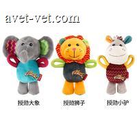GiGwi 贵为狗狗玩具小狗仿真毛绒玩具耐咬磨牙宠物玩具发声 授勋叫叫驴