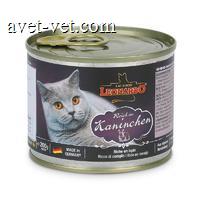 德国小李子猫罐头Leonardo莱昂纳多无谷猫主食罐头零食 兔肉配方 200g/罐