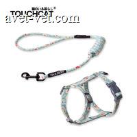 Touchcat ins网红猫咪胸背牵引绳 防挣脱 溜猫必备 天蓝 S