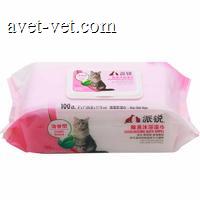 派锐猫用除臭沐浴湿巾