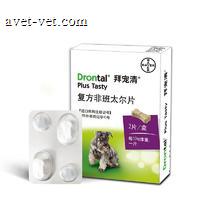 拜耳拜宠清 狗狗犬用体内驱虫药 2片/盒