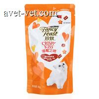 冠能 珍致喵脆之吻海陆系列鸡肉三文鱼牛肉味60g 鸡肉三文鱼牛肉味60g